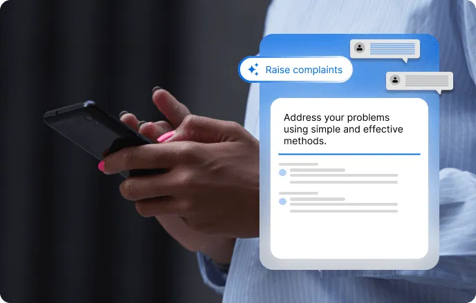 Complaint resolution for better healthcare support.
